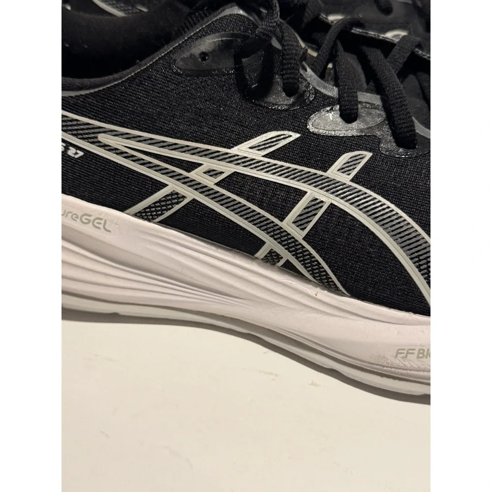 Asics Gel-Cumulus 27 Mens Size 12.5 Black White Athletic Running Shoes Sneakers